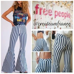 Free People Hi-Rise Float On Flare Jeans